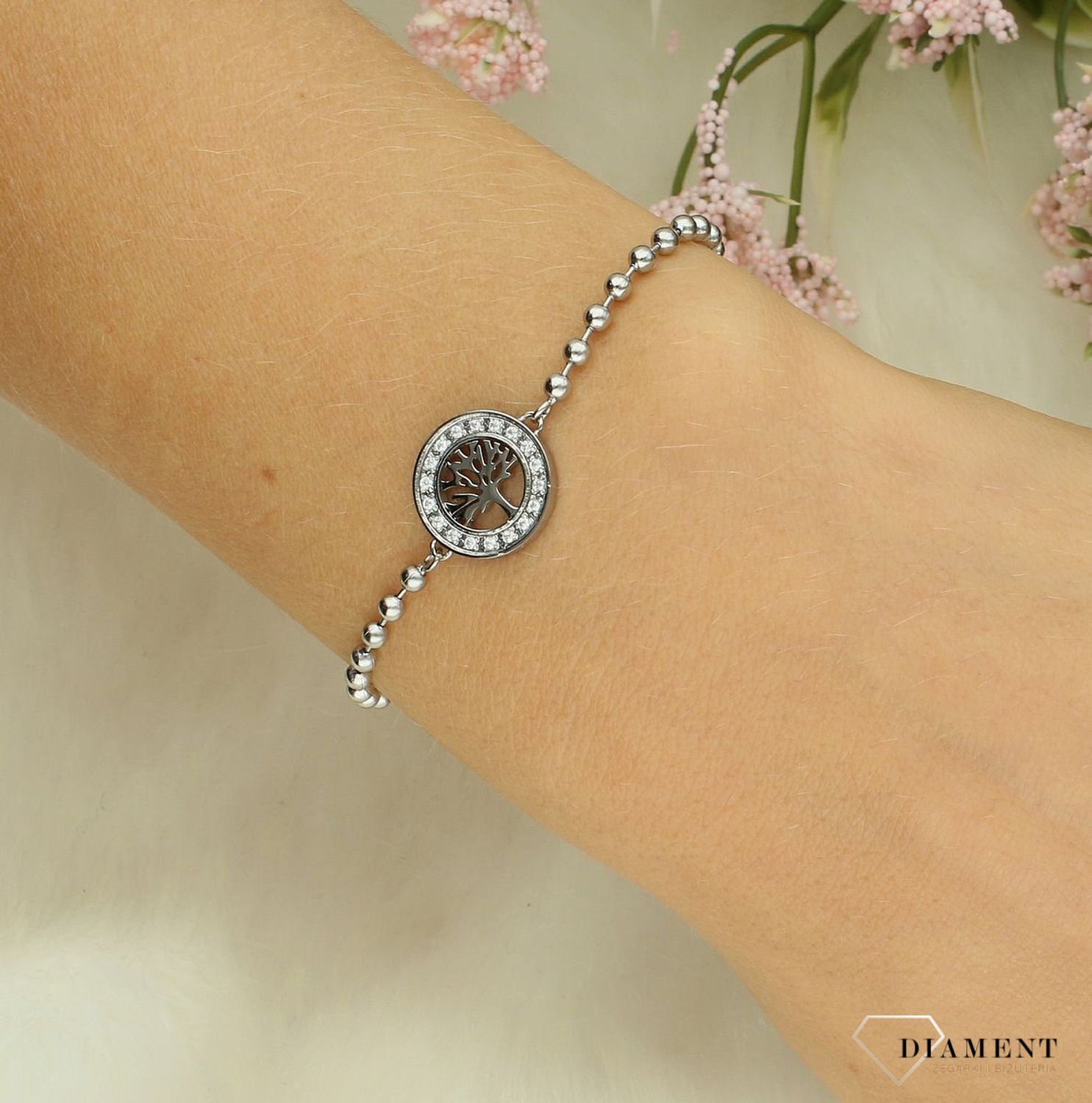 Bransoletka Nomination stalowa Italy Soffio d'amore Drzewko Szczęścia 134000 017.png